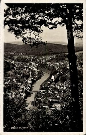 Ansichtskarte / Postkarte Baden Kanton Aargau Schweiz, Panorama