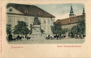 Ansichtskarte / Postkarte Klagenfurt am Wörthersee Kärnten, Maria Theresia-Monument