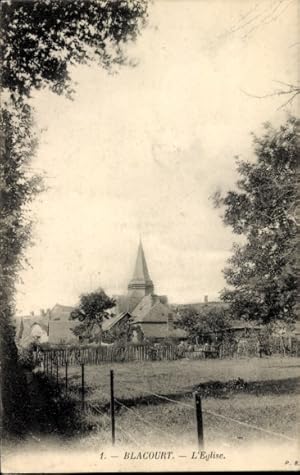 Ansichtskarte / Postkarte Blacourt Oise, Kirche