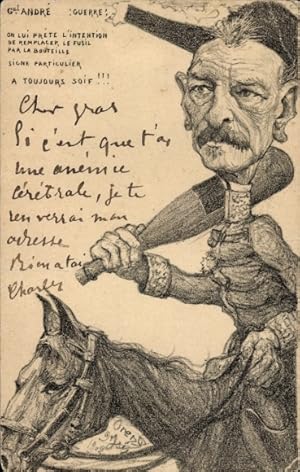 Künstler Ansichtskarte / Postkarte Orens, Louis André, Ministre de la guerre