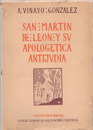 Immagine del venditore per San Martn de Len y su Apologtica Antijuda . venduto da Librera Astarloa