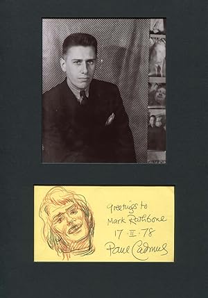 Paul Cadmus Autograph | signed sketches / art