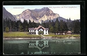 Ansichtskarte Ebensee, Kaiserliches Jagdschloss am Vorderen Langbathsee