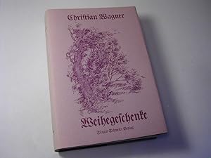 Bild des Verkufers fr Weihegeschenke - Nachdrucke von "Weihegeschenke" (1893), "Neue Dichtungen" (1897), "Spte Garben" (1909) zum Verkauf von Antiquariat Fuchseck