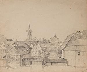 Bild des Verkufers fr Schildchens Mühle Erfurt zum Verkauf von Irrgang Fine Arts
