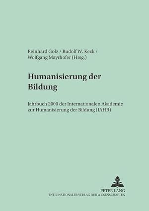 Seller image for Humanisierung der Bildung- Jahrbuch 2000: ??????????? ???????????- ????????? 2000- Humanization of Education- Yearbook 2000 for sale by CSG Onlinebuch GMBH
