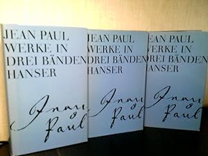 Seller image for Konvolut: 3 Bnde (von3) Jean Paul - Werke in drei Bnden - komplette Ausgabe. for sale by ABC Versand e.K.