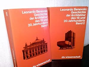 Seller image for Konvolut: 2 Bnde Geschichte der Architektur des 19. und 20. Jahrhunderts - dtv Wissenschaft. for sale by ABC Versand e.K.