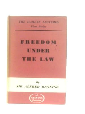 Seller image for Freedom Under the Law for sale by World of Rare Books