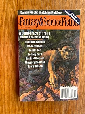 Immagine del venditore per Fantasy and Science Fiction October/November 2002 venduto da Scene of the Crime, ABAC, IOBA