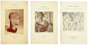 Collection of Three Exhibition Catalogs: Exhibition of the Work of Negro Artists / Exhibition of ...