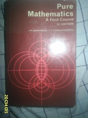 Seller image for Pure mathematics: A first course for sale by WeBuyBooks