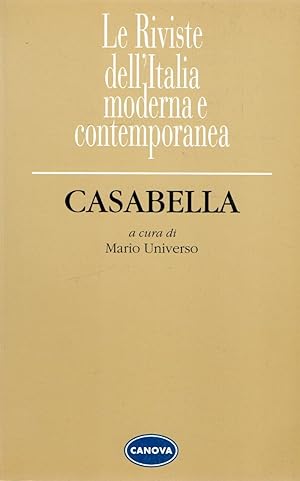 Le Riviste dell'Italia moderna e contemporanea : Casabella