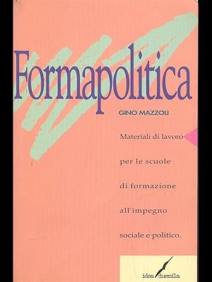 Bild des Verkufers fr Formapolitica zum Verkauf von Librodifaccia