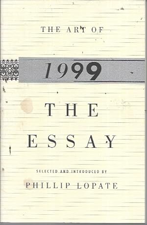 Seller image for The Art of the Essay: The Best of 1999 for sale by Bookfeathers, LLC