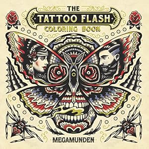 Seller image for Tattoo Flash Colouring Book by Megamunden (illustrator) [Paperback ] for sale by booksXpress
