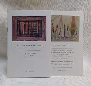 Imagen del vendedor de Folded Silhouette & A Pigeon in Delacroix's Garden [two pamphlets] a la venta por Book House in Dinkytown, IOBA