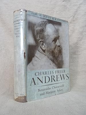 Imagen del vendedor de CHARLES FREER ANDREWS. A NARRATIVE. WITH A FORWARD MY M. K. GHANDI. a la venta por Gage Postal Books