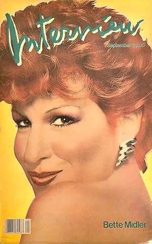 Interview magazine September 1982 (Bette Midler cover)