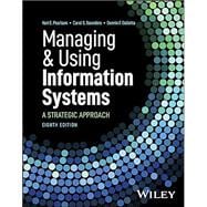 Imagen del vendedor de Managing and Using Information Systems A Strategic Approach a la venta por eCampus