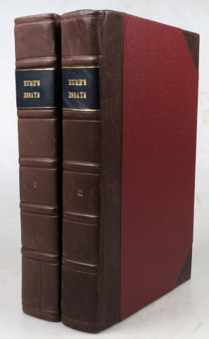 Bild des Verkufers fr Essays and Treatises on Several Subjects. Essays and Treatises on Several Subjects. Volume I. Containing Essays, Moral, Political, and Literary. Volume II. Containing an Inquiry Concerning Human Understanding; a Dissertation on the Passions; an Inquiry Concerning the Principles of Morals; and the Natural History of Religion zum Verkauf von Bow Windows Bookshop (ABA, ILAB)
