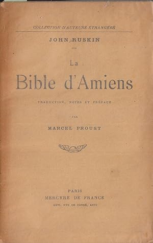 Image du vendeur pour La Bible d'Amiens mis en vente par Librairie Lalibela