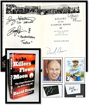 Seller image for [Film Memorabilia and Related Ephemera] Killers of the Flower Moon: The Osage Murders and the Birth of the FBI [SIGNED] for sale by Blind-Horse-Books (ABAA- FABA)
