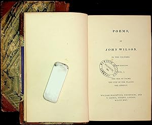 Poems by John Wilson in two volumes (two volumes) New Edition, including The Isle of Palms, The C...