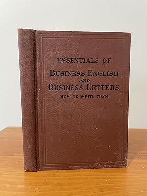 Essentials of Business English and Business Letters How to Write Them