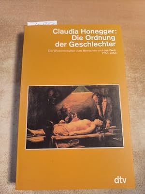 Image du vendeur pour Die Ordnung der Geschlechter mis en vente par Gebrauchtbcherlogistik  H.J. Lauterbach