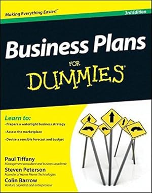 Seller image for Business Plans For Dummies, 3rd Edition for sale by WeBuyBooks