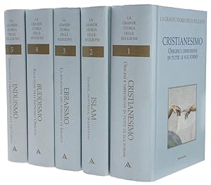 LA GRANDE STORIA DELLE RELIGIONI completa in 5 volumi: CRISTIANESIMO - ISLAM - EBRAISMO - BUDDISM...