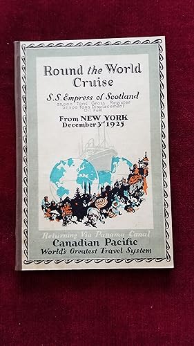 Third annual Round the world cruise, 129 days duration, Empress of Scotland from New York