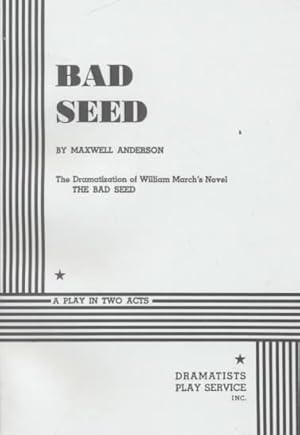 Image du vendeur pour Bad Seed mis en vente par GreatBookPricesUK