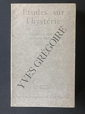 Seller image for ETUDES SUR L'HYSTERIE for sale by Yves Grgoire