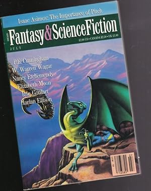 Imagen del vendedor de The Magazine of Fantasy and Science Fiction July 1989, The Happy Frog, Cat in Glass, Termin'ator, The Consequences of Buying Maria Montez for Dad, Purpose, The Husband of Puma St. Louis Desire, The Importance of Pitch, + a la venta por Nessa Books