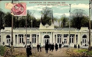 Ansichtskarte / Postkarte Bruxelles Brüssel, Exposition 1910, Le Palais des Travaux Féminins