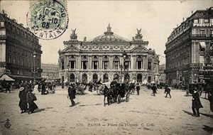 Ansichtskarte / Postkarte Paris XI, Place de Opera, Theater, Verkehr
