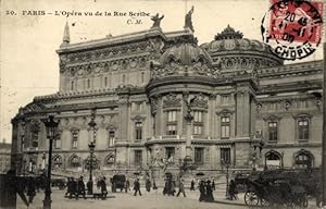 Ansichtskarte / Postkarte Paris XI, Oper von der Rue Scribe aus gesehen