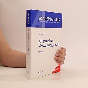 Immagine del venditore per Allgemeines Verwaltungsrecht venduto da Bookbot