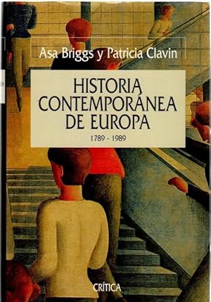 Seller image for Historia contempornea de Europa 1789-1989 . for sale by Librera Astarloa