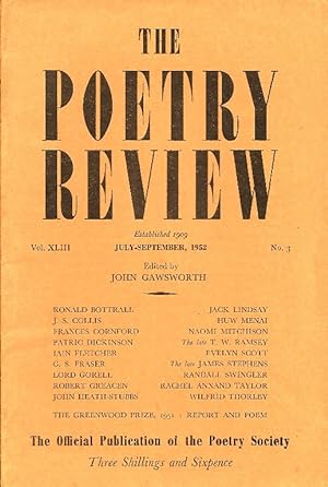 The Poetry Review, Vol.XLIII No.3, July-September 1952