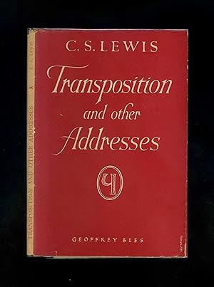 TRANSPOSITION and other Addresses (First edition - first impression - published in card covers)