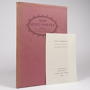 Image du vendeur pour New Scots Poetry. A Selection of short poems from the Festival of Britain Scots Poetry Competition arranged by the Scottish Committee of the Arts Council of Great Britain - First Edition Signed by Sydney Goodsir Smith mis en vente par Benedict Wilson Books