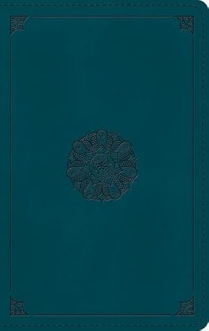 Bild des Verkufers fr ESV Large Print Personal Size Bible (Trutone, Deep Teal, Emblem Design) zum Verkauf von AHA-BUCH GmbH