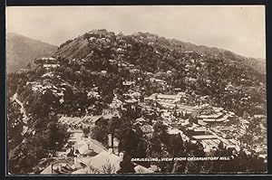 Bild des Verkufers fr Ansichtskarte Darjeeling, View from Observatory Hill zum Verkauf von Bartko-Reher