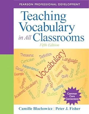 Image du vendeur pour Teaching Vocabulary in All Classrooms (Pearson Professional Development) mis en vente par WeBuyBooks