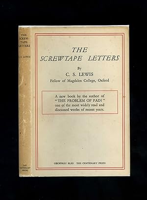 THE SCREWTAPE LETTERS (First edition - rare second printing in a near fine dustwrapper)