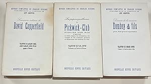 Charles Dickens Oeuvres complètes 3 volumes
