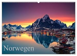 Bild des Verkufers fr Norwegen (Wandkalender 2025 DIN A2 quer), CALVENDO Monatskalender : Landschaften in Nord Norwegen auf den Lofoten und Vesteralen zum Verkauf von AHA-BUCH GmbH